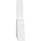 Ekena Millwork Portland Architectural Grade PVC Gable Bracket, 36"W x 12"H x 2"D x 6"F, 8/12 Pitch GBP036X12X0206POR00 - alternate 5